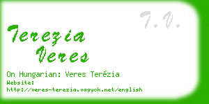 terezia veres business card